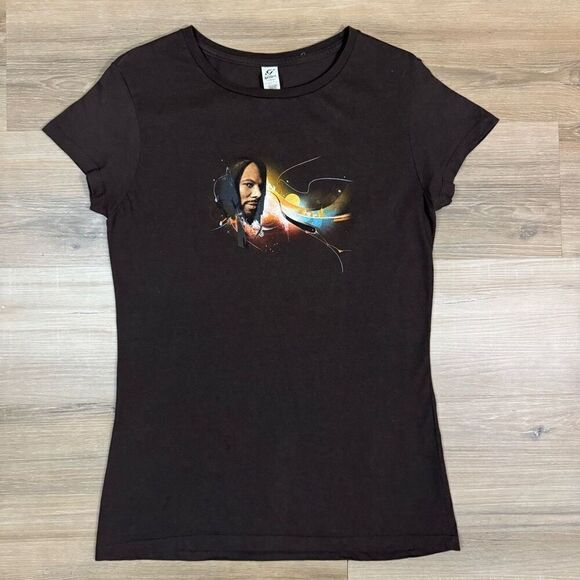 Common Finding Forever Promo Tee Shirt Women's Size XL Brown Hip Hop Rap Merch - Picture 1 of 4